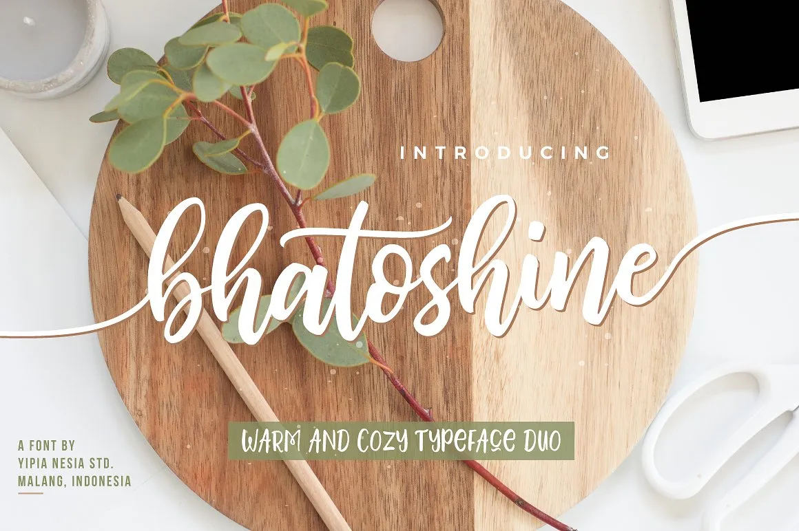 Bhatoshine Script Font