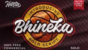 Bhineka Script Font › Fontesk
