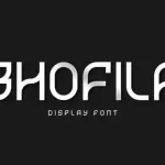 Bhofila Display Font