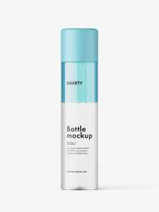 Bi-phase bottle mockup