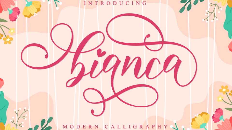 Bianca Script Font › Fontesk