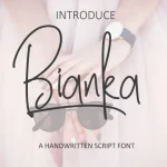 Bianka Font - Fonte Grátis Bianka Font