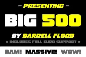Big 500 Display Font