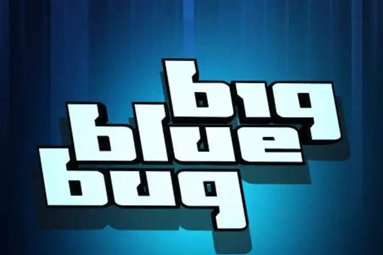 Big Blue Bug Display Font
