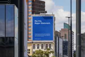 Big city banner mockup