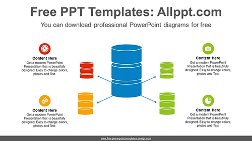 Big Data Analytics PowerPoint Diagram