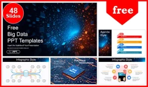 Big Data Massive Flow PowerPoint Templates