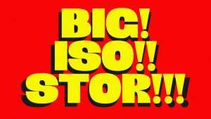 BIG! ISO!! STOR!!! Font › Fontesk