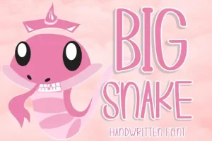 BIG SNAKE Display Font