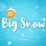 Big Snow Script Font