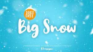 Big Snow Script › Fontesk