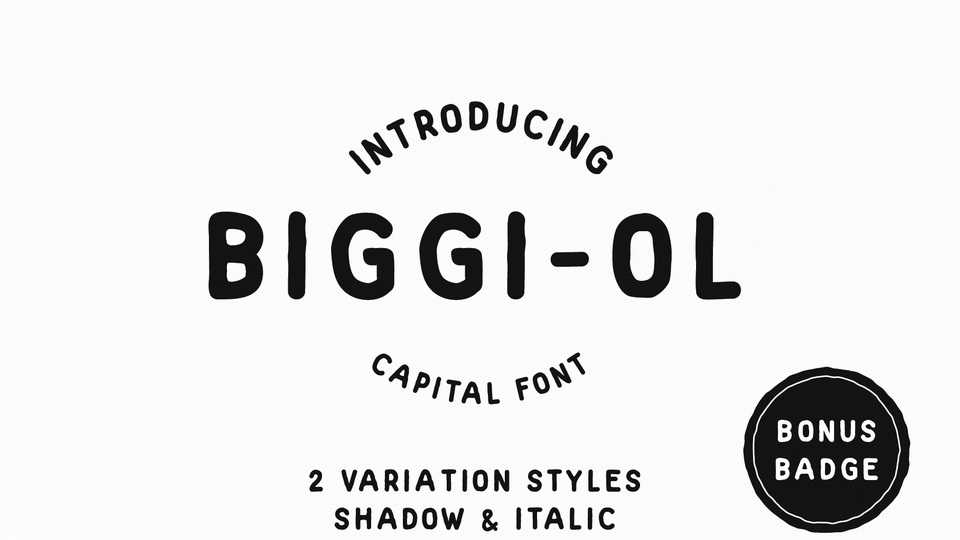 Biggi Ol Font › Fontesk