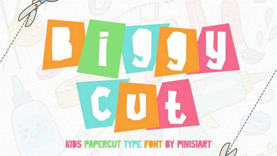 Biggy Cut Font › Fontesk