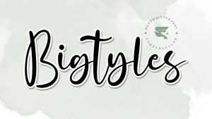 Bigtyles Font › Fontesk