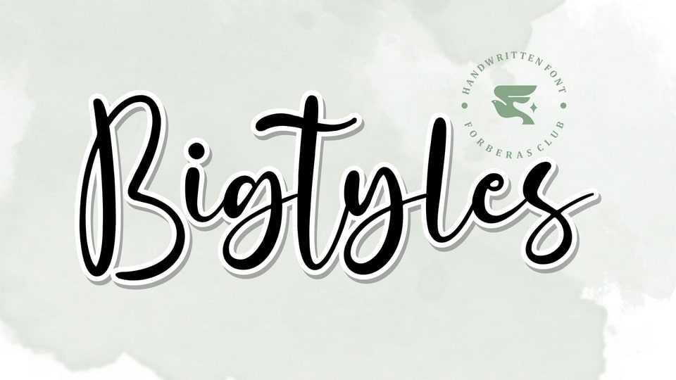 Bigtyles Font › Fontesk