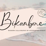 Bikambone Font - Fonte Grátis Bikambone Font
