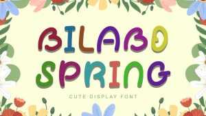 Bilabo Spring Font › Fontesk