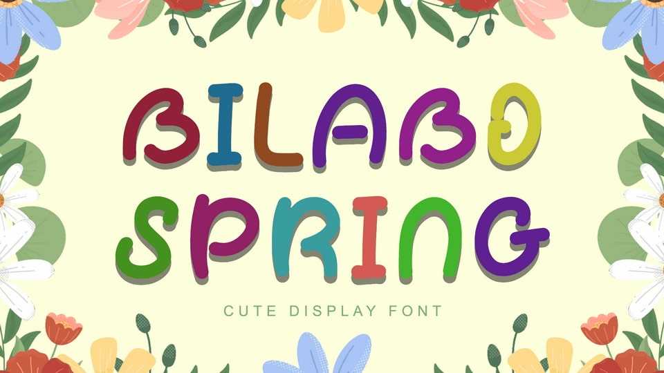 Bilabo Spring Font › Fontesk