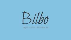 Bilbo Script Font › Fontesk