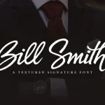 Bill Smith Script Font - Fonte Grátis Bill Smith Script Font