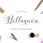 Billaneiva Script Font