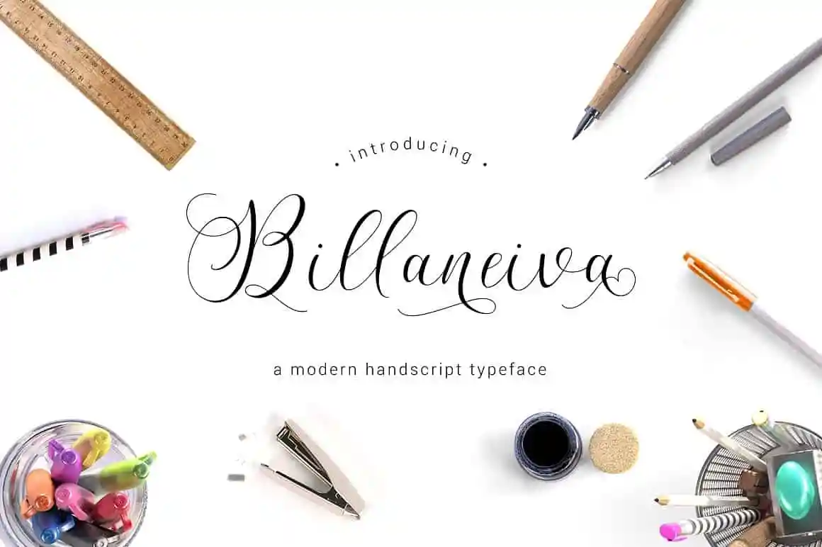 Billaneiva Script Font