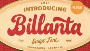 Billanta Script Font › Fontesk