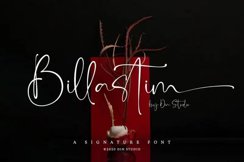 Billastim Script Font