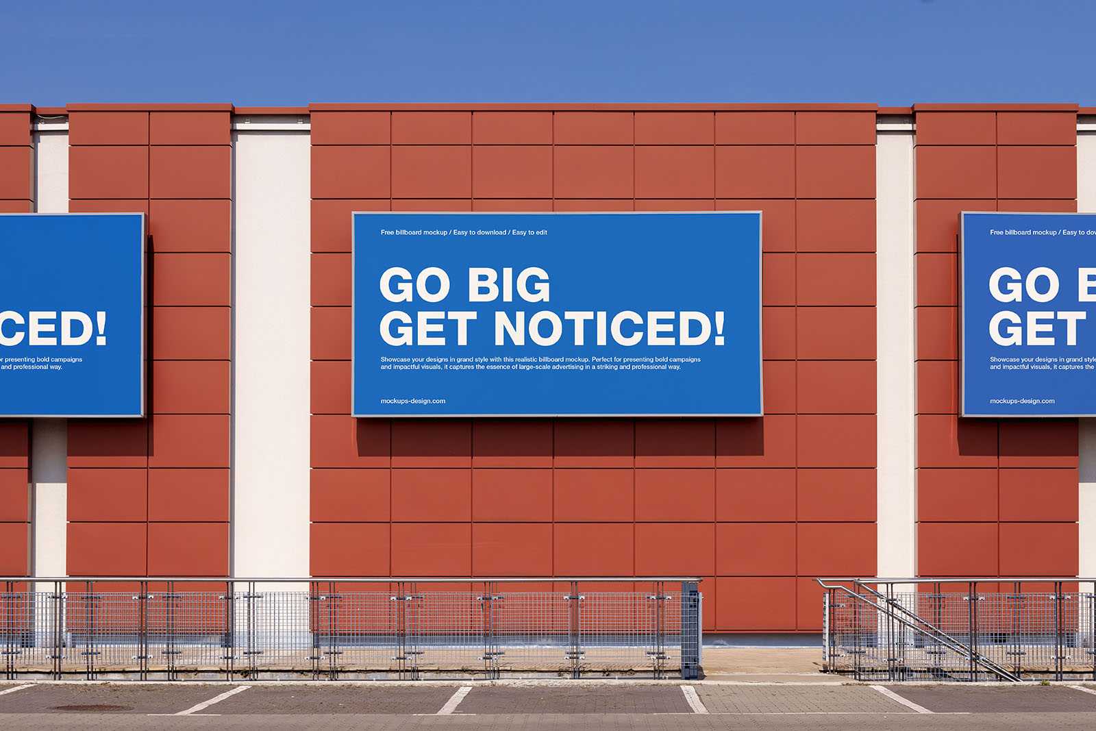 Billboard at the mall mockup - Instant Download