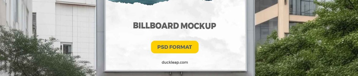Billboard in the City Mockup