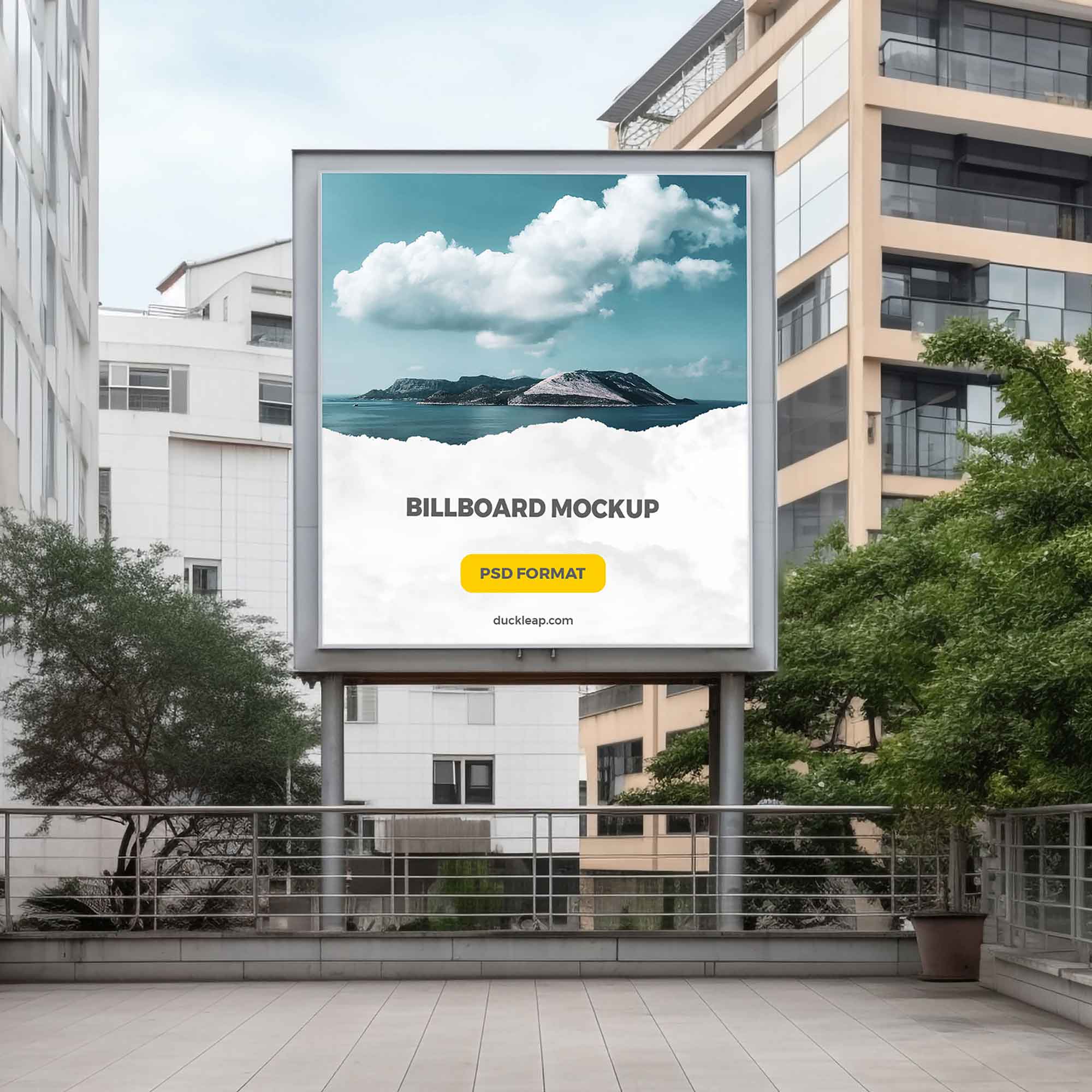 Billboard in the City Mockup
