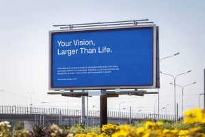 Billboard mockup – highway spotlight