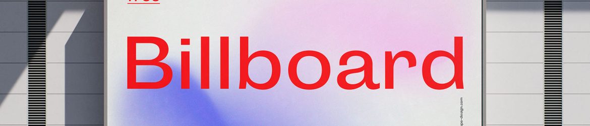 Billboard on the builiding mockup