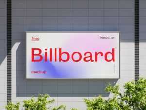 Billboard on the builiding mockup