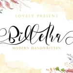 Billetha Calligraphy Font