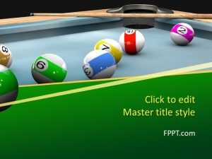 Billiard Balls PowerPoint Template