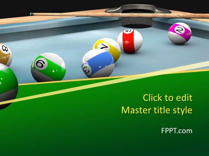 Billiard Balls PowerPoint Template