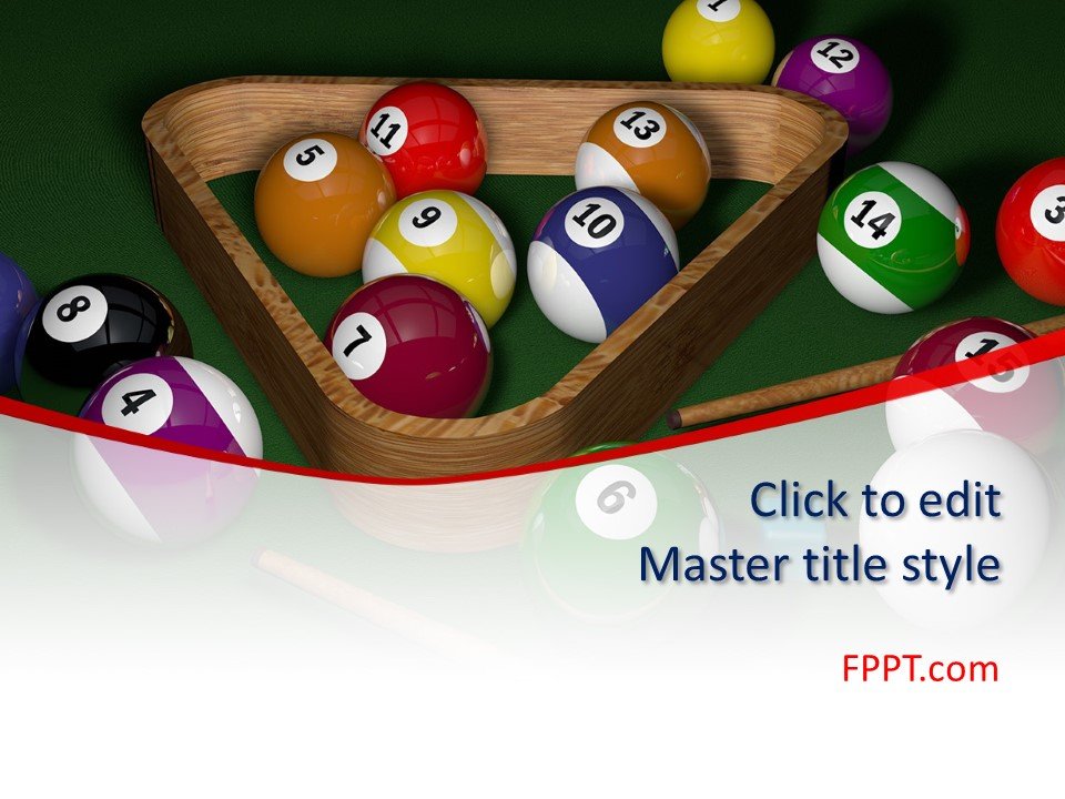 Billiards PowerPoint Template