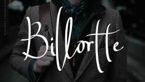 Billortte Script Font › Fontesk