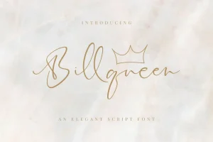 Billqueen Font