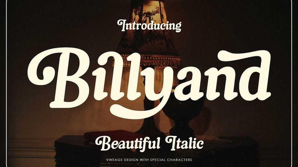 Billyand Font › Fontesk