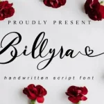 Billyra Calligraphy Font - Fonte Grátis Billyra Calligraphy Font