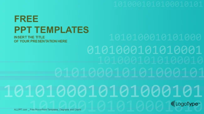 Binary Code-Computer PowerPoint Templates
