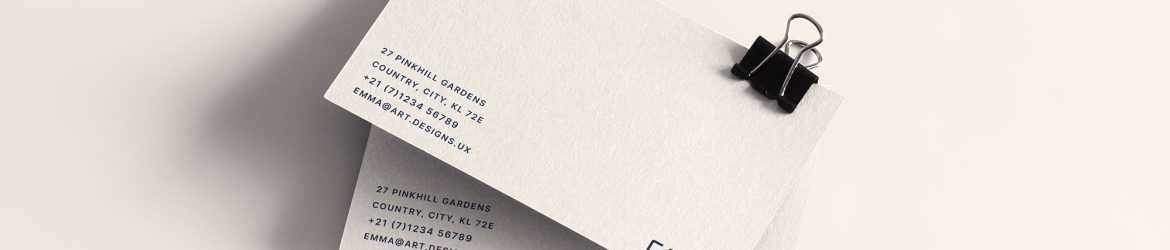 Binder Clips Business Card Mockup Binder Clips Business Card Mockup