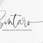Bintaro Script Font › Fontesk
