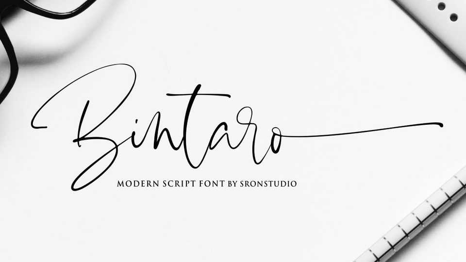 Bintaro Script Font › Fontesk