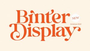 Binter Display Font › Fontesk