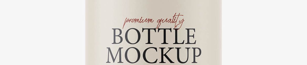 Bio degradable pump bottle mockup Bio degradable pump bottle mockup