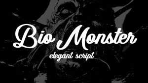 Bio Monster Script Font › Fontesk