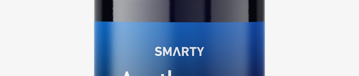 Bio photonic apothecary bottle mockup / 250 ml